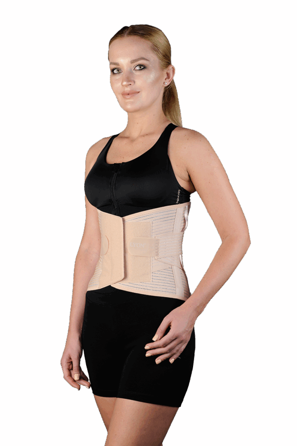 REF-101 Corset lombosacré avec sangle 32 cm